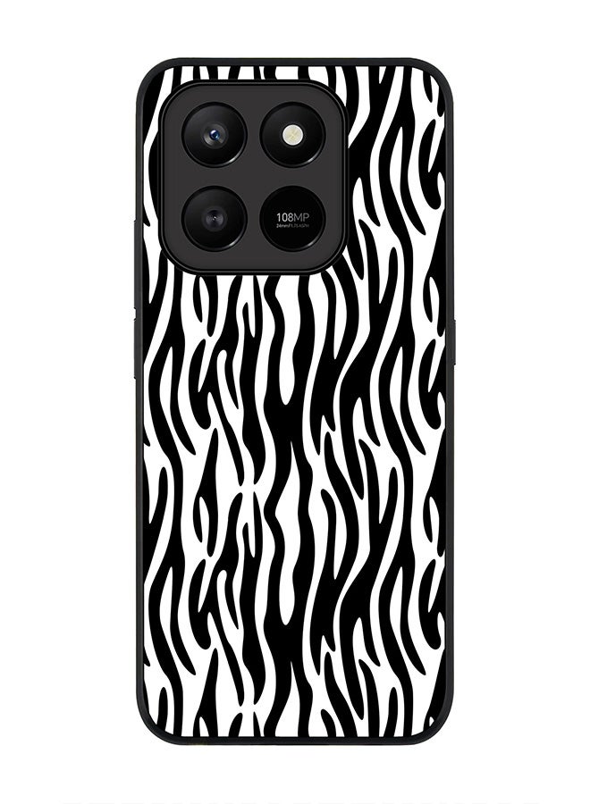 For Honor X7d 4G / X7d 5G / 400 Smart Case,Slim fit Camera Protection, Shockproof Thin Phone cover  - Zebra Stripes
